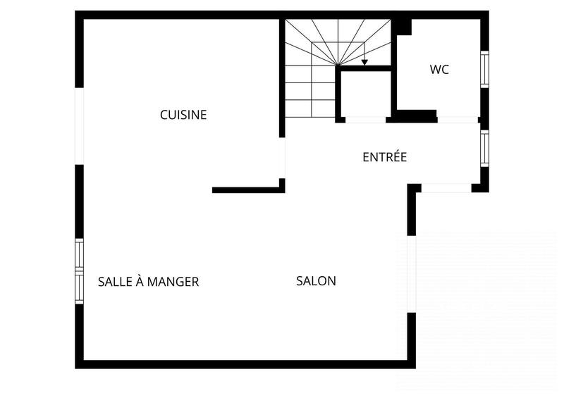 Maison traditionnelle - 82 m² - 4 pièces