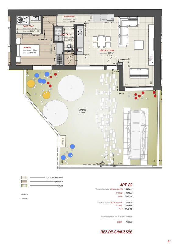 Maison - 99 m² - 4 pièces