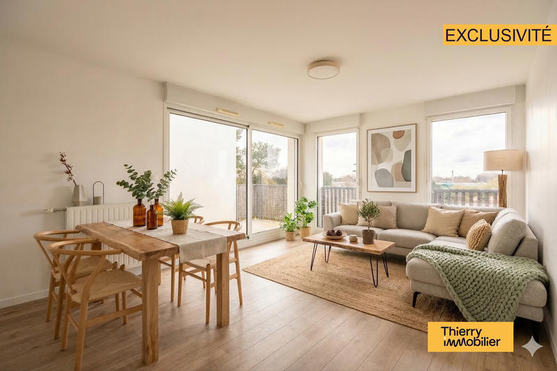 Appartement - 66 m² - 3 pièces