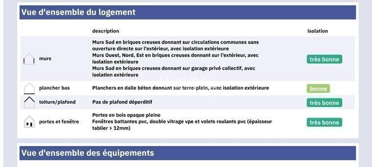 Appartement - 66 m² - 3 pièces