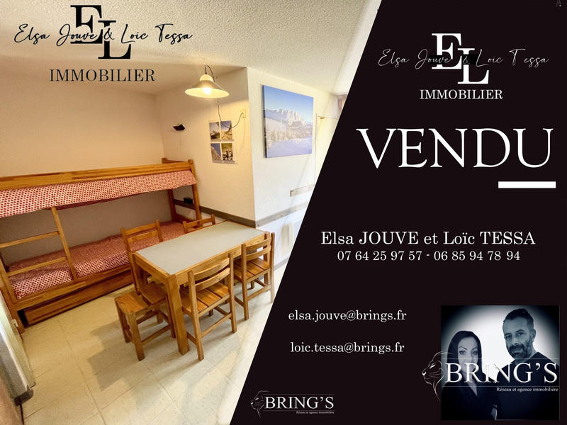 Appartement - 25 m² - 2 pièces