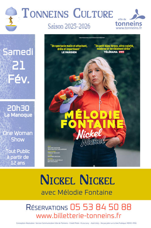 One Woman Show- "Nickel Nickel" avec Mélodie Fontaine