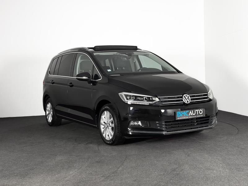 Volkswagen Touran 1.5 Tsi 150ch Dsg Type Carat Toit Ouvrant Alcantara Chauff Carplay Gps Regul Acc