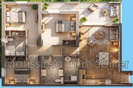 Appartement - 87 m² - 4 pièces