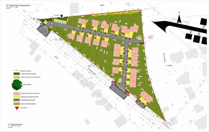 Terrain constructible - 516 m²