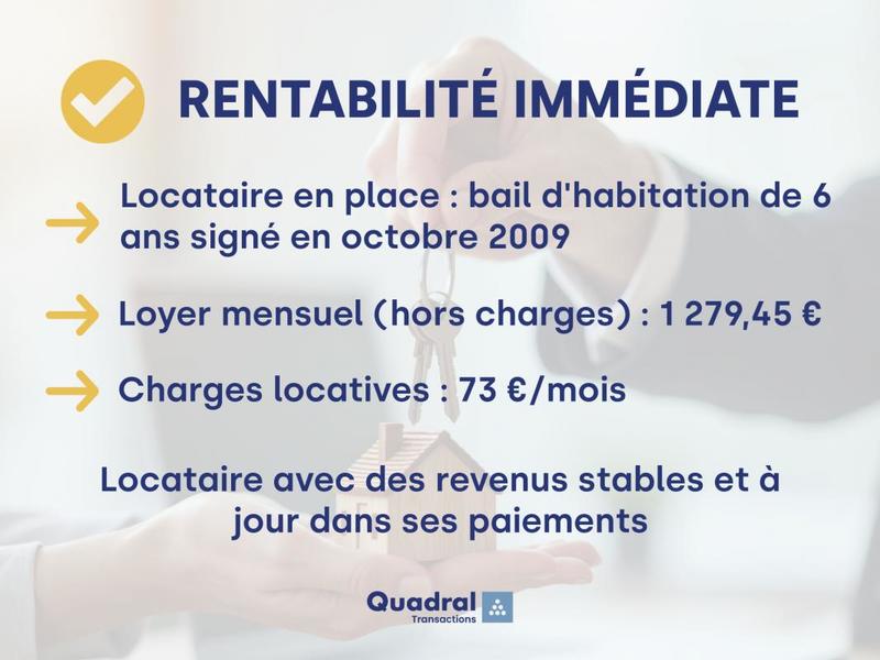 Appartement - 58 m² - 3 pièces