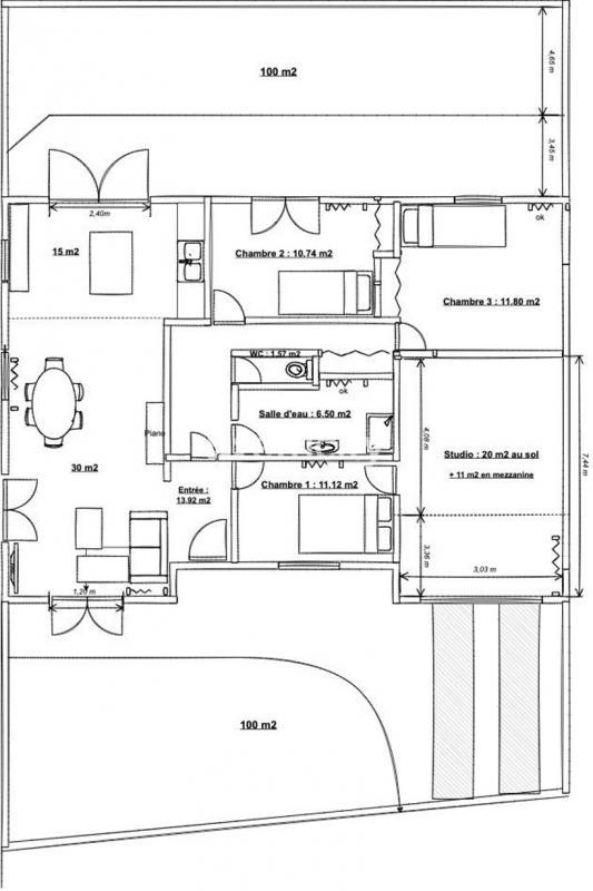 Maison - 123 m² - 5 pièces