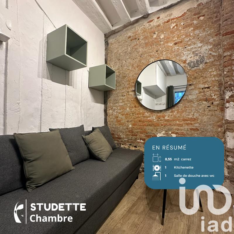 Studio - 9 m² - 1 pièce