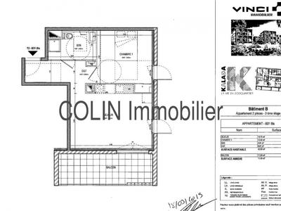 Appartement - 43 m² - 2 pièces