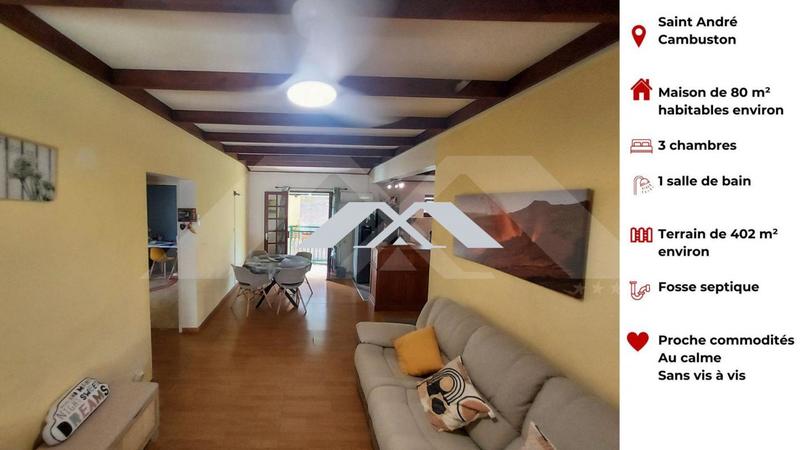 Maison - 80 m² - 4 pièces