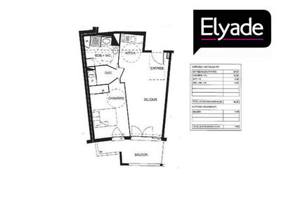 Appartement - 45 m² - 2 pièces