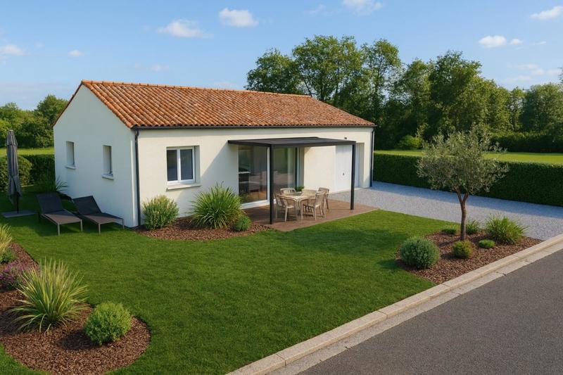 Maison - 80 m² - 4 pièces