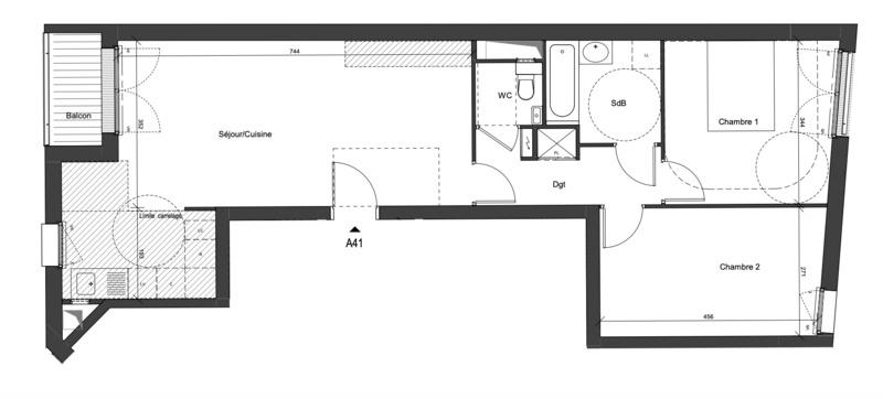 Appartement - 71 m² - 3 pièces