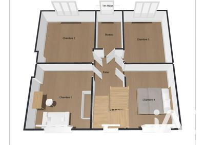 Maison - 103 m² - 5 pièces