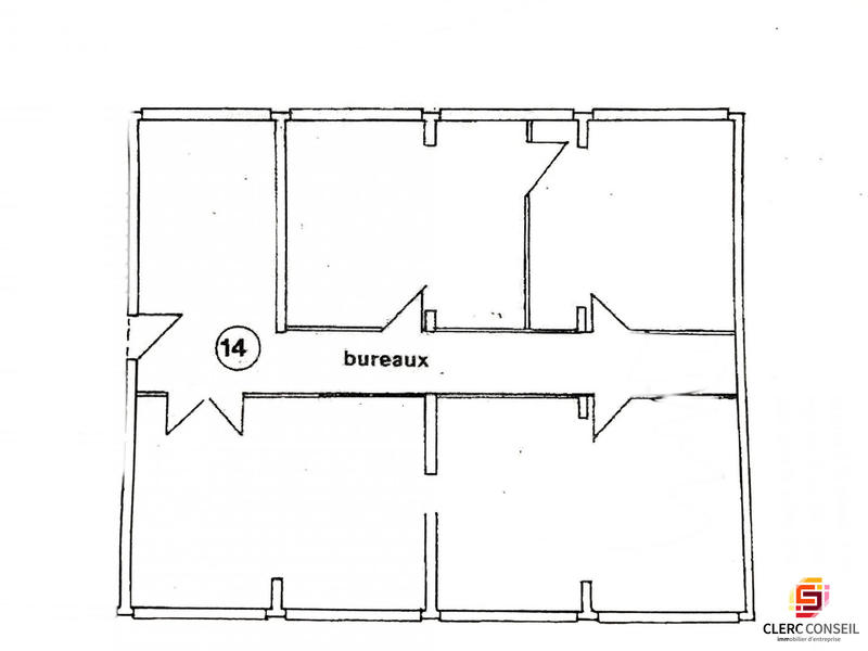Bureau - 87 m²