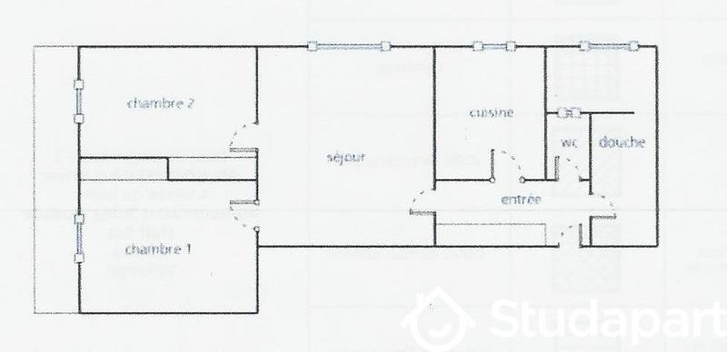 Chambre - 10 m² - 1 pièce