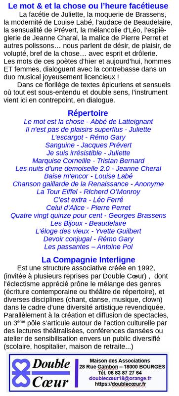 Le Mot &amp; la Chose ou l’Heure Facétieuse