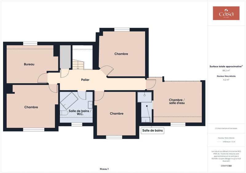 Maison contemporaine - 162 m² - 8 pièces