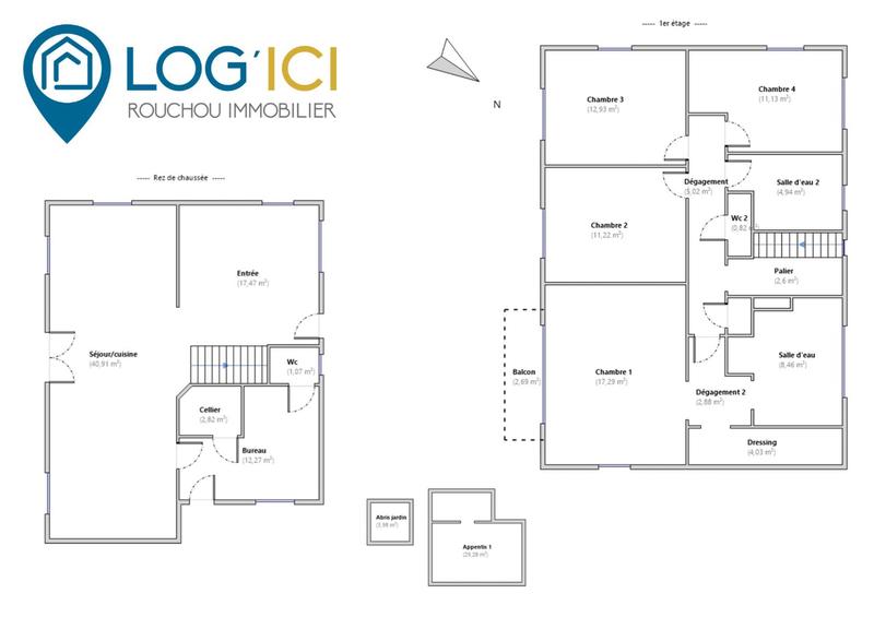 Maison - 156 m² - 6 pièces