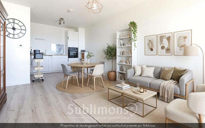 Appartement - 66 m² - 3 pièces