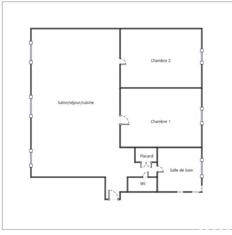 Appartement - 85 m² - 3 pièces