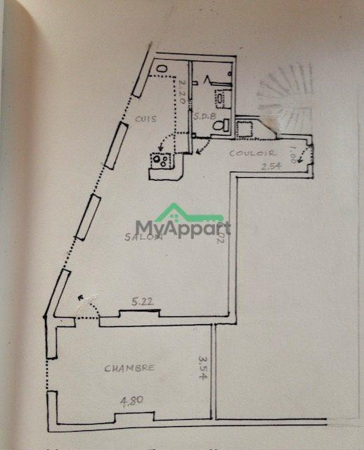 Appartement - 51 m² - 3 pièces