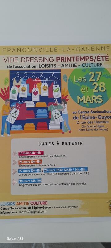 Bourse aux vêtements printemps-été