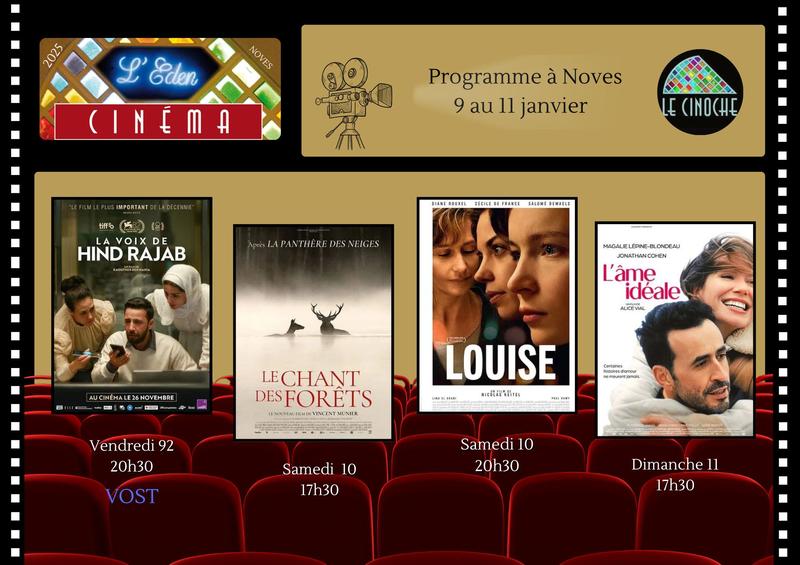 Programme Cinéma de l'Eden