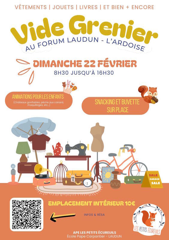 Vide grenier de l'ape les petits écureuils