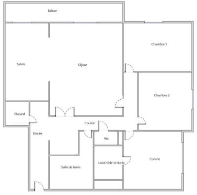 Appartement - 86 m² - 4 pièces