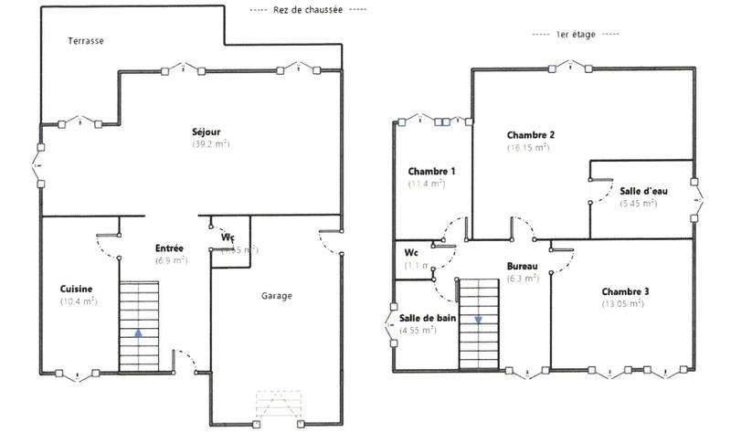 Maison - 116 m² - 5 pièces