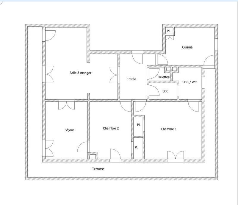 Appartement - 116 m² - 4 pièces