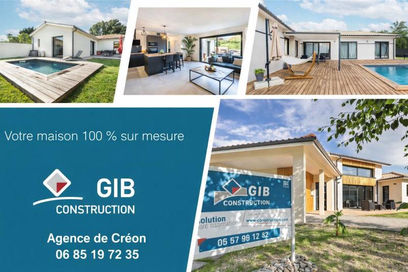 Terrain constructible - 1 200 m²