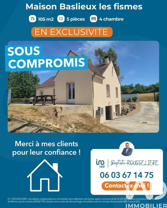 Maison - 105 m² - 5 pièces