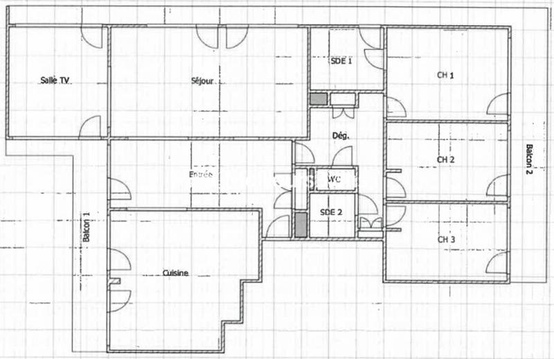Appartement - 146 m² - 5 pièces