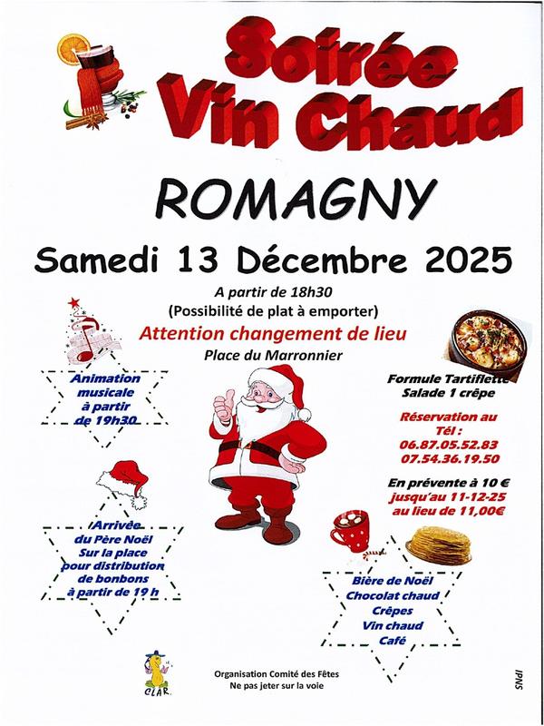Soirée de fin d'année &quot;soirée vin chaud&quot;