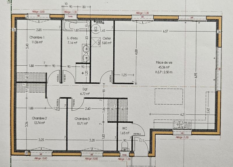Maison contemporaine - 100 m² - 4 pièces