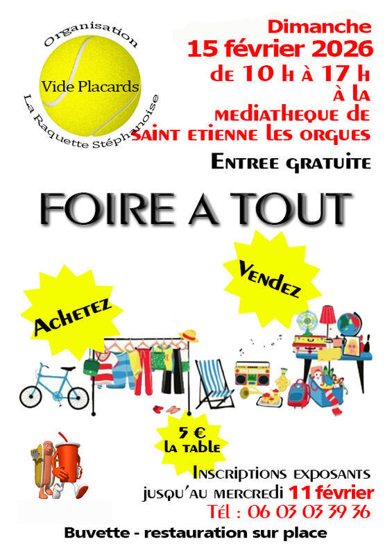 Foire a tout - vide placards