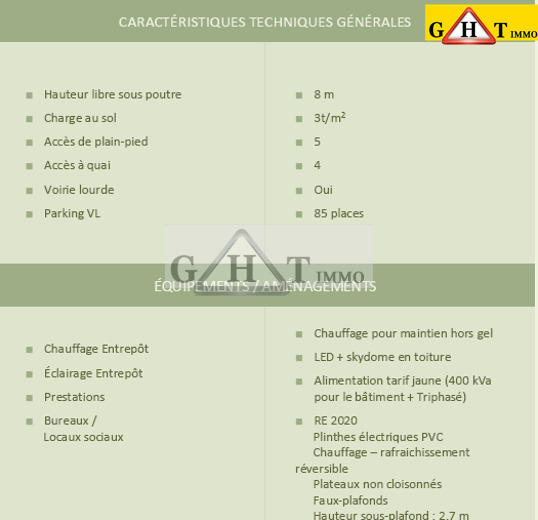 Entrepôt - 5 180 m²