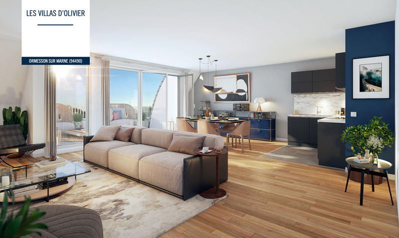 Appartement - 90 m² - 4 pièces