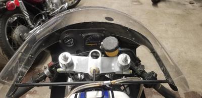 Yamaha Tzg 350 yamaha bleu 0350 B