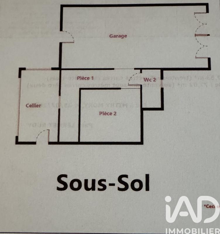 Maison - 38 m² - 2 pièces