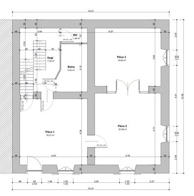 Duplex - 130 m² - 4 pièces