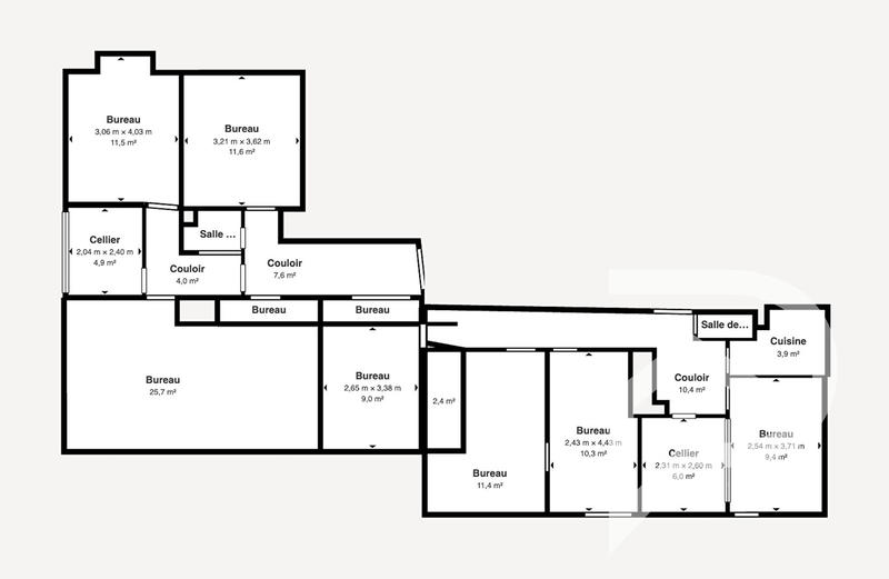 Local commercial - 135 m² - 1 pièce