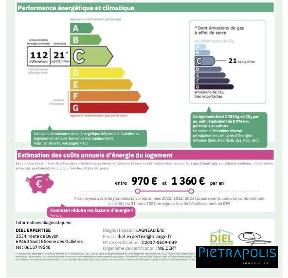 Appartement - 80 m² - 4 pièces