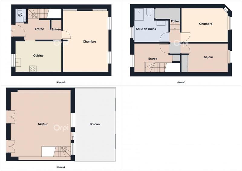 Maison de ville - 114 m² - 4 pièces