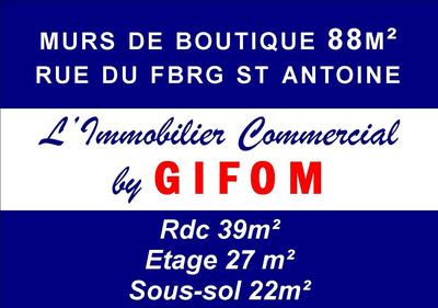 Magasins - 98 m² - 2 pièces