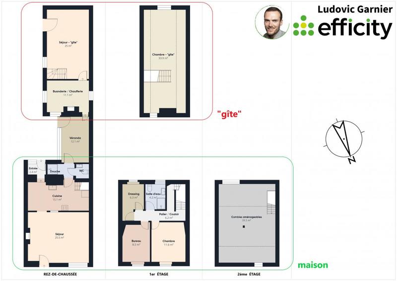 Maison - 150 m² - 5 pièces