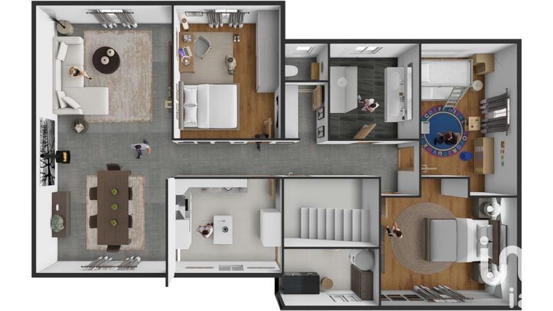 Appartement - 111 m² - 4 pièces