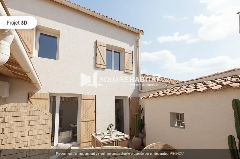 Maison - 61 m² - 3 pièces